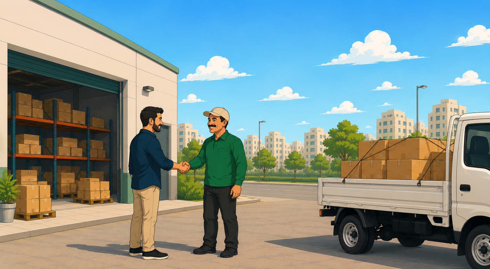 تسليم شحنة عبر بيادجو